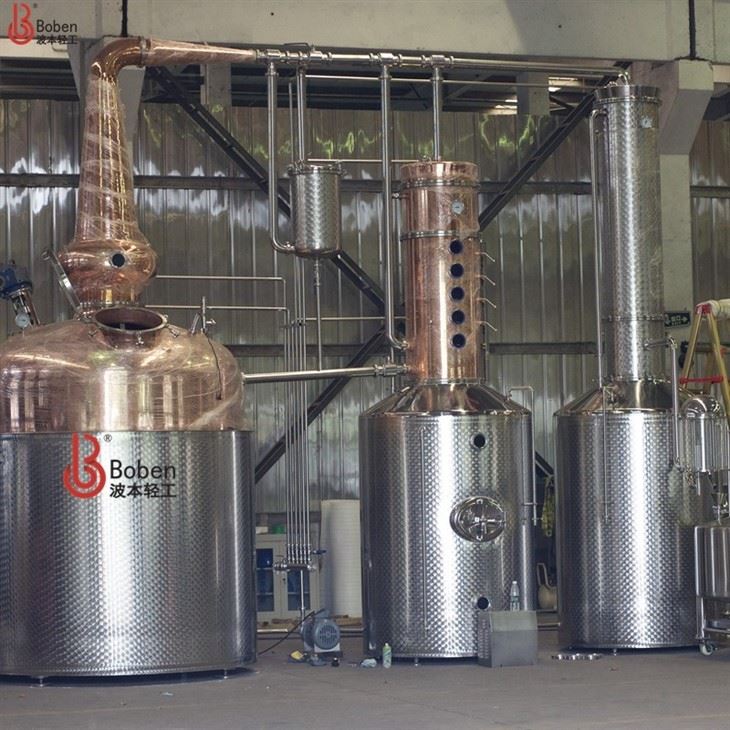 5000 Litres Reflux Column Still With Sightglass